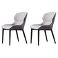 Industrial Indoor Arm Chair Wingback Metal Upholstered Dining Room Chair (Set of 2) Off-White Clearhalo ' kitchen&dining_furn' 'Dining Chairs' 'Dining Tables & Seating' 'dining_chair' 'furn' 'furn_dining_chair' 'Furniture' 'furniture_dining_chair' 'Kitchen & Dining Furniture' 'kitchen' 4039831