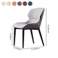 Industrial Indoor Arm Chair Wingback Metal Upholstered Dining Room Chair (Set of 2) Clearhalo ' kitchen&dining_furn' 'Dining Chairs' 'Dining Tables & Seating' 'dining_chair' 'furn' 'furn_dining_chair' 'Furniture' 'furniture_dining_chair' 'Kitchen & Dining Furniture' 'kitchen' 4039840