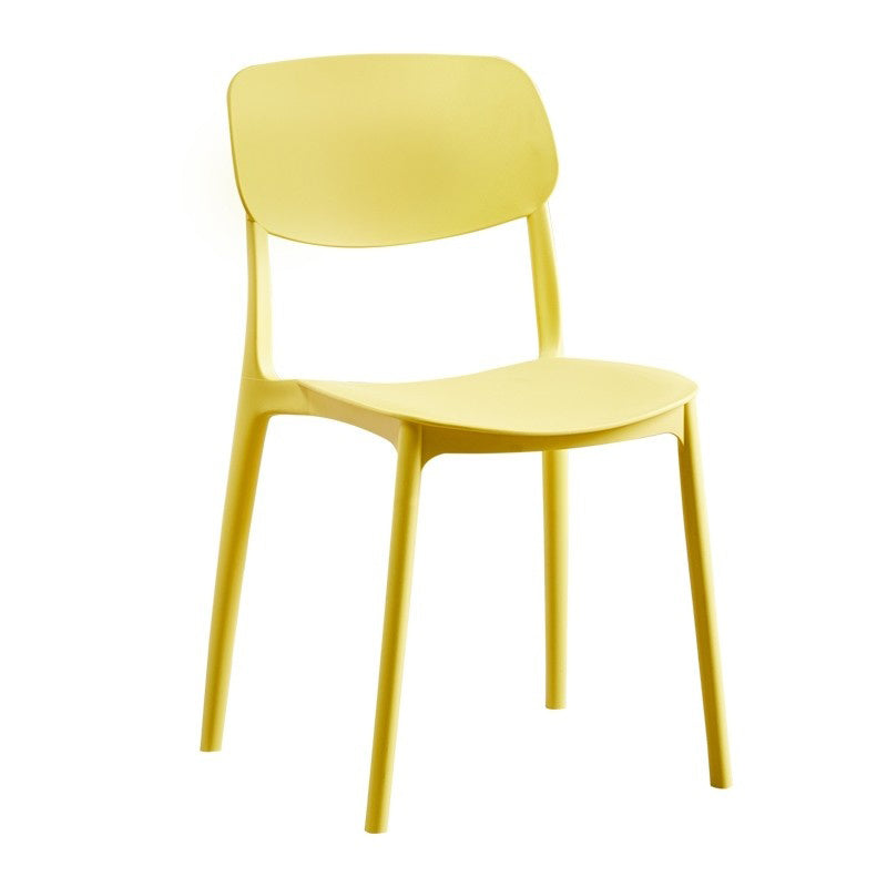 Contemporary Style Dining Chair Plastic Kitchen Dining Armless Single Chair Clearhalo ' kitchen&dining_furn' 'Dining Chairs' 'Dining Tables & Seating' 'dining_chair' 'furn' 'furn_dining_chair' 'Furniture' 'furniture_dining_chair' 'Kitchen & Dining Furniture' 'kitchen' 4039850
