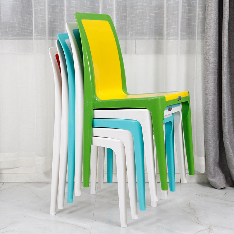 Contemporary Style Dining Chair Plastic Kitchen Dining Armless Side Chair Clearhalo ' kitchen&dining_furn' 'Dining Chairs' 'Dining Tables & Seating' 'dining_chair' 'furn' 'furn_dining_chair' 'Furniture' 'furniture_dining_chair' 'Kitchen & Dining Furniture' 'kitchen' 4039869