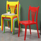 Contemporary Style Plastic Dining Armless Chair Slat Back Dining Stackable Chairs for Home Clearhalo ' kitchen&dining_furn' 'Dining Chairs' 'Dining Tables & Seating' 'dining_chair' 'furn' 'furn_dining_chair' 'Furniture' 'furniture_dining_chair' 'Kitchen & Dining Furniture' 'kitchen' 4039888
