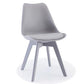 Minimalist Style Plastic Dining Armless Chair Upholstered Solid Back Chairs for Home Clearhalo ' kitchen&dining_furn' 'Dining Chairs' 'Dining Tables & Seating' 'dining_chair' 'Furniture' 'furniture_dining_chair' 'Kitchen & Dining Furniture' 'kitchen' 4039924