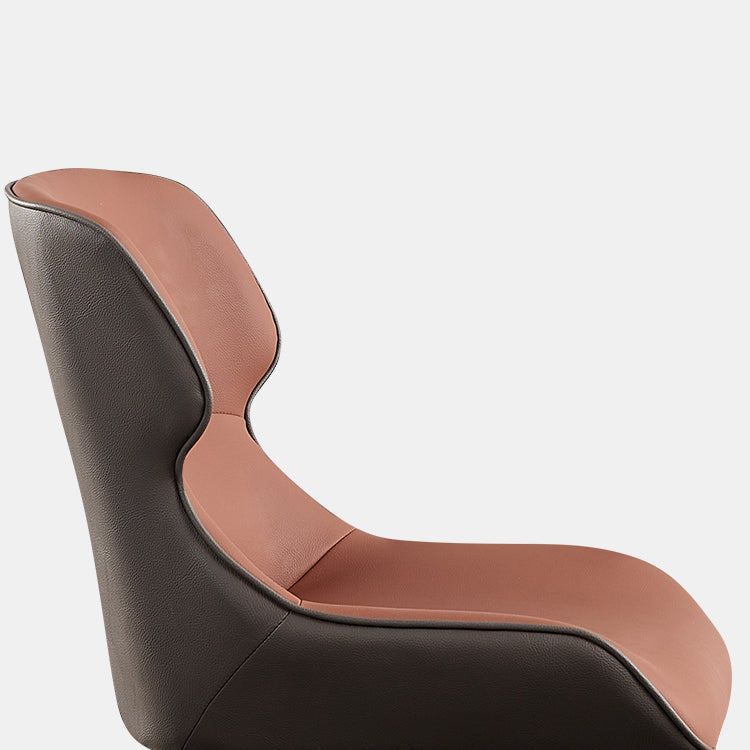 Minimalist Style Upholstered Armless Dining Chairs Wingback Parsons Single Chair(Set of 1) Clearhalo ' kitchen&dining_furn' 'Dining Chairs' 'Dining Tables & Seating' 'dining_chair' 'furn' 'furn_dining_chair' 'Furniture' 'furniture_dining_chair' 'Kitchen & Dining Furniture' 'kitchen' 4039984