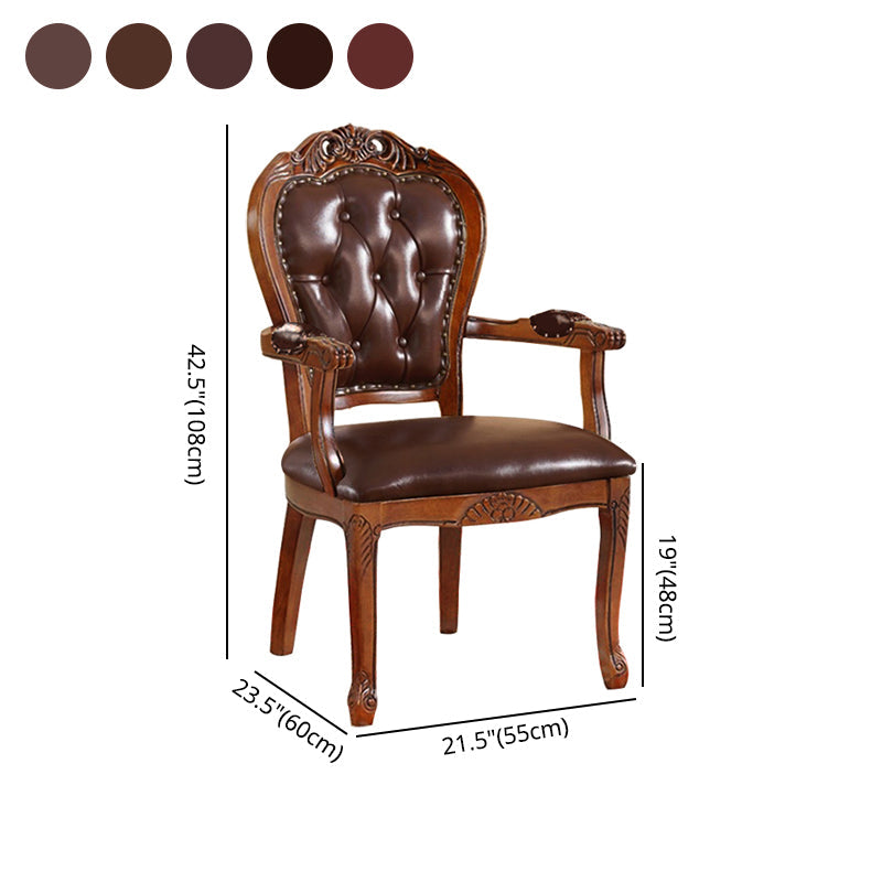 Scandinavian Style Oak Wood Chair Open Back Arm Dining Kitchen Chairs Set Clearhalo ' kitchen&dining_furn' 'Dining Chairs' 'Dining Tables & Seating' 'dining_chair' 'furn' 'furn_dining_chair' 'Furniture' 'furniture_dining_chair' 'Kitchen & Dining Furniture' 'kitchen' 4040014