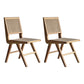Farmhouse Wood Dining Room Chairs Open Back Dining Side Chair for Restaurant Use Natural 2 Piece Set Clearhalo ' kitchen&dining_furn' 'Dining Chairs' 'Dining Tables & Seating' 'dining_chair' 'furn' 'furn_dining_chair' 'Furniture' 'furniture_dining_chair' 'Kitchen & Dining Furniture' 'kitchen' 4040023
