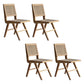 Farmhouse Wood Dining Room Chairs Open Back Dining Side Chair for Restaurant Use Natural 4 Piece Set Clearhalo ' kitchen&dining_furn' 'Dining Chairs' 'Dining Tables & Seating' 'dining_chair' 'furn' 'furn_dining_chair' 'Furniture' 'furniture_dining_chair' 'Kitchen & Dining Furniture' 'kitchen' 4040025