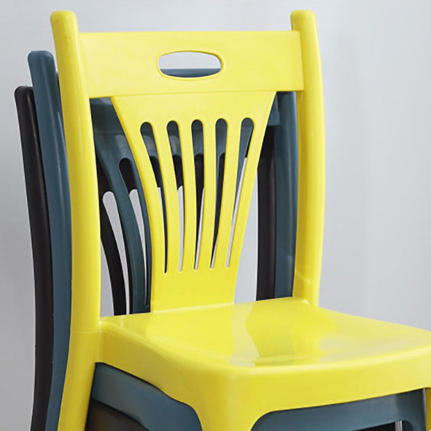 Nordic Style Dining Chairs Plastic Dining Armless Side Chairs for Kitchen (Set of 4 ) Clearhalo ' kitchen&dining_furn' 'Dining Chairs' 'Dining Tables & Seating' 'dining_chair' 'furn' 'furn_dining_chair' 'Furniture' 'furniture_dining_chair' 'Kitchen & Dining Furniture' 'kitchen' 4040095