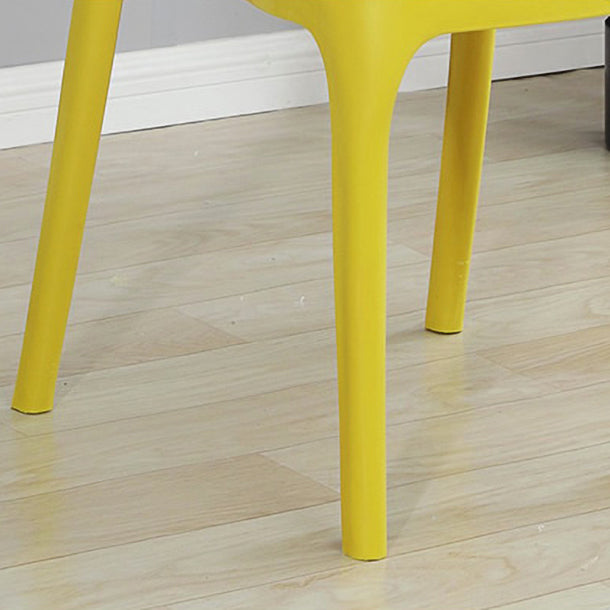 Nordic Style Dining Chairs Plastic Dining Armless Side Chairs for Kitchen (Set of 4 ) Clearhalo ' kitchen&dining_furn' 'Dining Chairs' 'Dining Tables & Seating' 'dining_chair' 'furn' 'furn_dining_chair' 'Furniture' 'furniture_dining_chair' 'Kitchen & Dining Furniture' 'kitchen' 4040097
