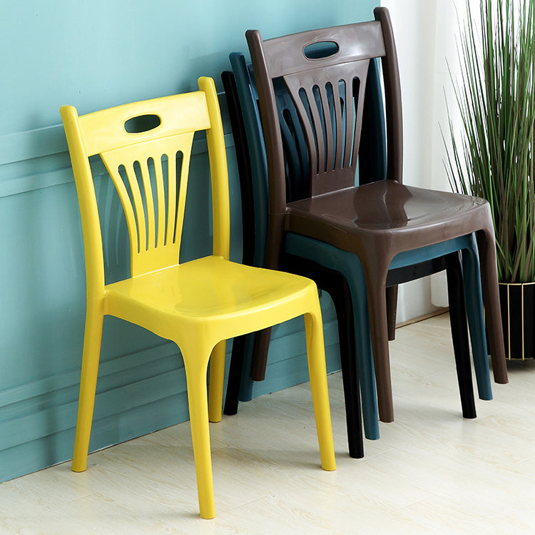 Nordic Style Dining Chairs Plastic Dining Armless Side Chair for Kitchen (Set of 4) Clearhalo ' kitchen&dining_furn' 'Dining Chairs' 'Dining Tables & Seating' 'dining_chair' 'furn' 'furn_dining_chair' 'Furniture' 'furniture_dining_chair' 'Kitchen & Dining Furniture' 'kitchen' 4040107