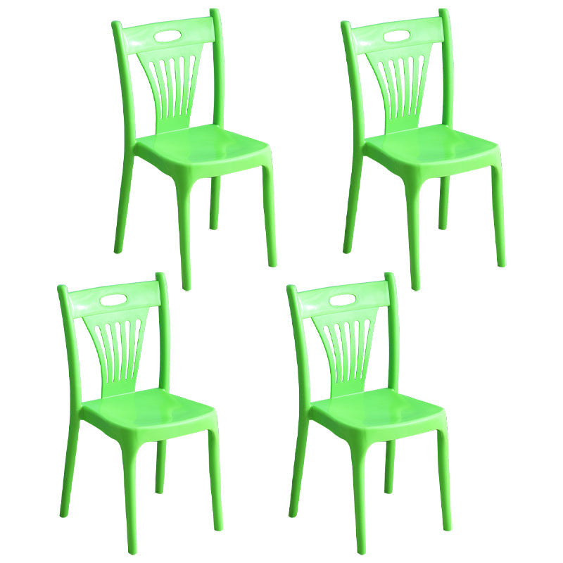 Nordic Style Dining Chairs Plastic Dining Armless Side Chair for Kitchen (Set of 4) Fruit Green Clearhalo ' kitchen&dining_furn' 'Dining Chairs' 'Dining Tables & Seating' 'dining_chair' 'furn' 'furn_dining_chair' 'Furniture' 'furniture_dining_chair' 'Kitchen & Dining Furniture' 'kitchen' 4040116