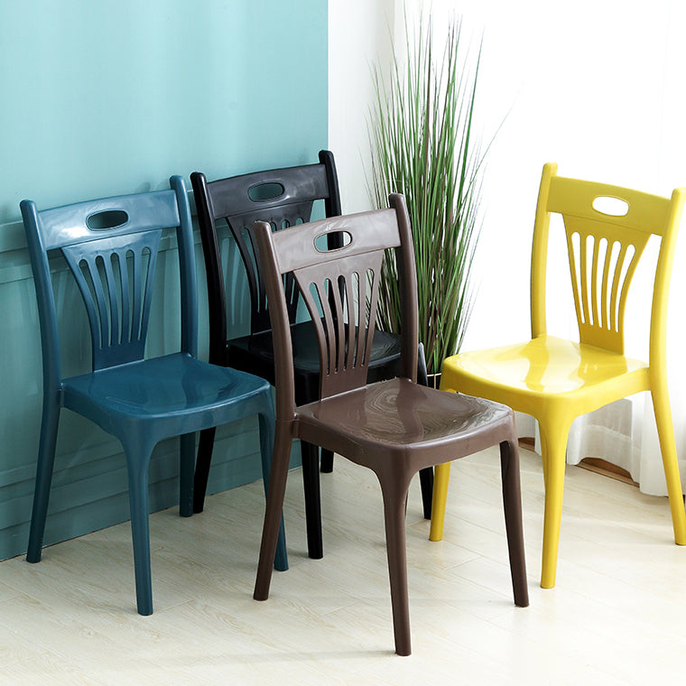 Nordic Style Dining Chairs Plastic Dining Armless Side Chair for Kitchen (Set of 4) Clearhalo ' kitchen&dining_furn' 'Dining Chairs' 'Dining Tables & Seating' 'dining_chair' 'furn' 'furn_dining_chair' 'Furniture' 'furniture_dining_chair' 'Kitchen & Dining Furniture' 'kitchen' 4040120