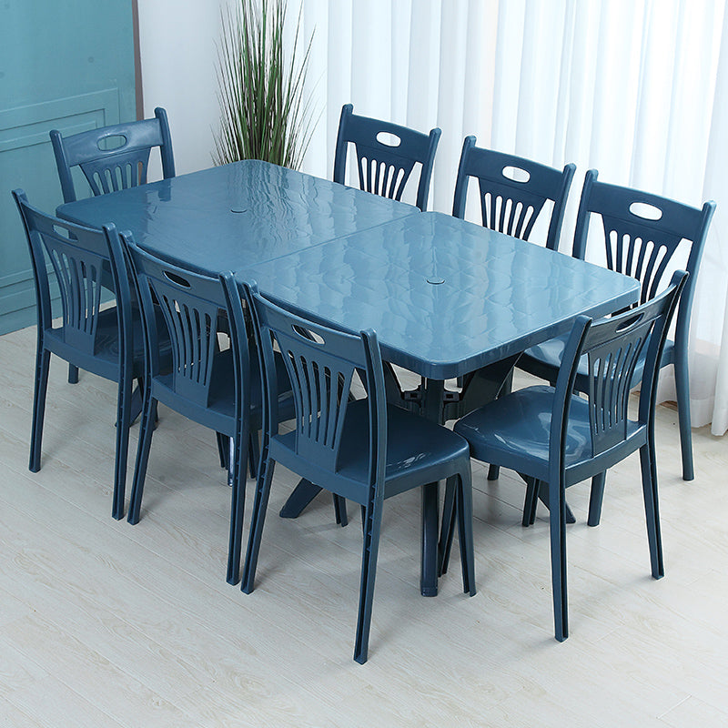 Nordic Style Dining Chairs Plastic Dining Armless Side Chair for Kitchen (Set of 4) Clearhalo ' kitchen&dining_furn' 'Dining Chairs' 'Dining Tables & Seating' 'dining_chair' 'furn' 'furn_dining_chair' 'Furniture' 'furniture_dining_chair' 'Kitchen & Dining Furniture' 'kitchen' 4040124