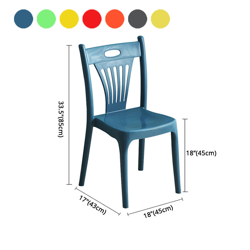 Nordic Style Dining Chairs Plastic Dining Armless Side Chair for Kitchen (Set of 4) Clearhalo ' kitchen&dining_furn' 'Dining Chairs' 'Dining Tables & Seating' 'dining_chair' 'furn' 'furn_dining_chair' 'Furniture' 'furniture_dining_chair' 'Kitchen & Dining Furniture' 'kitchen' 4040125