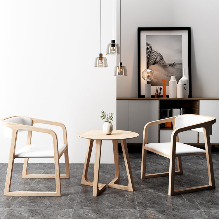 Traditional Ash Wood Chairs Set Kitchen Dining Room Open Back Arm Chair Clearhalo ' kitchen&dining_furn' 'Dining Chairs' 'Dining Tables & Seating' 'dining_chair' 'furn' 'furn_dining_chair' 'Furniture' 'furniture_dining_chair' 'Kitchen & Dining Furniture' 'kitchen' 4040131