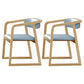 Traditional Ash Wood Chairs Set Kitchen Dining Room Open Back Arm Chair Blue 2 Piece Set Clearhalo ' kitchen&dining_furn' 'Dining Chairs' 'Dining Tables & Seating' 'dining_chair' 'furn' 'furn_dining_chair' 'Furniture' 'furniture_dining_chair' 'Kitchen & Dining Furniture' 'kitchen' 4040140
