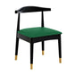 Scandinavian Style Wood Dining Chair Dining Room Armless Cow Horn Chair Green 1 Piece Clearhalo ' kitchen&dining_furn' 'Dining Chairs' 'Dining Tables & Seating' 'dining_chair' 'furn' 'furn_dining_chair' 'Furniture' 'furniture_dining_chair' 'Kitchen & Dining Furniture' 'kitchen' 4040183