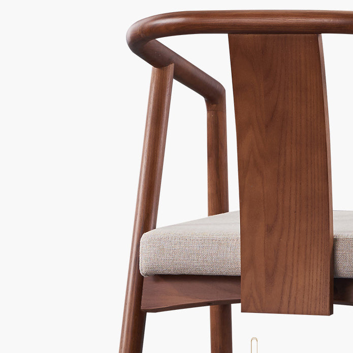 Traditional Style Ash Wood Chairs Kitchen Slat Back Arm Single Chair Clearhalo ' kitchen&dining_furn' 'Dining Chairs' 'Dining Tables & Seating' 'dining_chair' 'furn' 'furn_dining_chair' 'Furniture' 'furniture_dining_chair' 'Kitchen & Dining Furniture' 'kitchen' 4040205