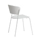 Contemporary Metal Stackable Chairs Kitchen Dining Room Open Back Side Chair Clearhalo ' kitchen&dining_furn' 'Dining Chairs' 'Dining Tables & Seating' 'dining_chair' 'furn' 'furn_dining_chair' 'Furniture' 'furniture_dining_chair' 'Kitchen & Dining Furniture' 'kitchen' 4040255