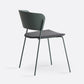 Contemporary Metal Stackable Chairs Kitchen Dining Room Open Back Side Chair Army Green 1 Piece Clearhalo ' kitchen&dining_furn' 'Dining Chairs' 'Dining Tables & Seating' 'dining_chair' 'furn' 'furn_dining_chair' 'Furniture' 'furniture_dining_chair' 'Kitchen & Dining Furniture' 'kitchen' 4040282