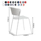 Contemporary Metal Stackable Chairs Kitchen Dining Room Open Back Side Chair Clearhalo ' kitchen&dining_furn' 'Dining Chairs' 'Dining Tables & Seating' 'dining_chair' 'furn' 'furn_dining_chair' 'Furniture' 'furniture_dining_chair' 'Kitchen & Dining Furniture' 'kitchen' 4040315