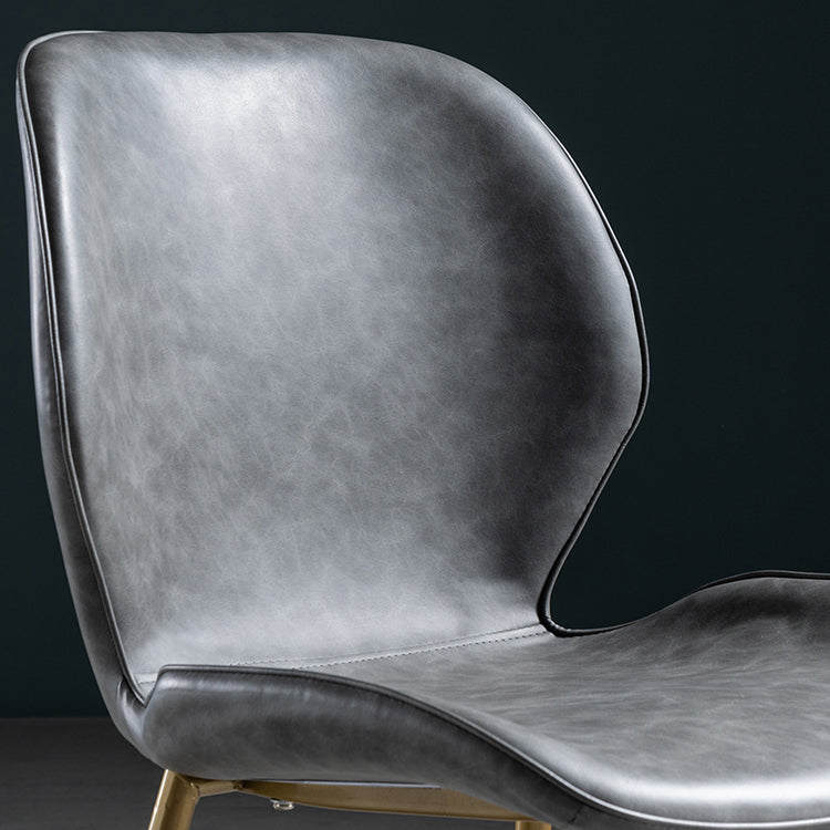 Scandinavian Leather Home Side Chair Matte Finish Wingback Dining Chair (Set of 2) Clearhalo ' kitchen&dining_furn' 'Dining Chairs' 'Dining Tables & Seating' 'dining_chair' 'furn' 'furn_dining_chair' 'Furniture' 'furniture_dining_chair' 'Kitchen & Dining Furniture' 'kitchen' 4040328