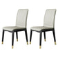 Scandinavian Style Wood Dining Chair Dining Room Solid Back Armless Chair (Set of 2) Light Gray Black Gold Clearhalo ' kitchen&dining_furn' 'Dining Chairs' 'Dining Tables & Seating' 'dining_chair' 'furn' 'furn_dining_chair' 'Furniture' 'furniture_dining_chair' 'Kitchen & Dining Furniture' 'kitchen' 4040366