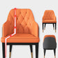Solid Back Dining Arm Chairs Upholstered Dining Armchairs with Metal Legs Clearhalo ' kitchen&dining_furn' 'Dining Chairs' 'Dining Tables & Seating' 'dining_chair' 'furn' 'furn_dining_chair' 'Furniture' 'furniture_dining_chair' 'Kitchen & Dining Furniture' 'kitchen' 4040390