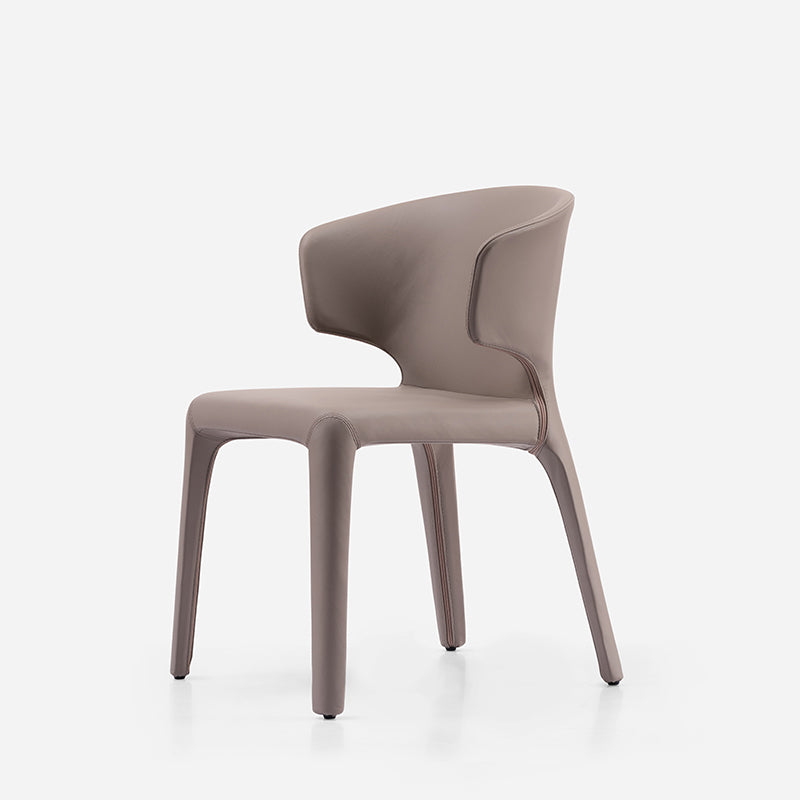 Designer Style Dining Arm Chair Matte Finish Wingback Dining Chair (Set of 2) Clearhalo ' kitchen&dining_furn' 'Dining Chairs' 'Dining Tables & Seating' 'dining_chair' 'furn' 'furn_dining_chair' 'Furniture' 'furniture_dining_chair' 'Kitchen & Dining Furniture' 'kitchen' 4040400