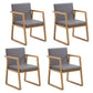 Contemporary Wood Dining Arm Chairs Upholstered Fabric Dining Side Chair for Restaurant Smoke Gray 4 Piece Set Natural Wood Clearhalo ' kitchen&dining_furn' 'Dining Chairs' 'Dining Tables & Seating' 'dining_chair' 'furn' 'furn_dining_chair' 'Furniture' 'furniture_dining_chair' 'Kitchen & Dining Furniture' 'kitchen' 4040480