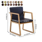 Contemporary Wood Dining Arm Chairs Upholstered Fabric Dining Side Chair for Restaurant Clearhalo ' kitchen&dining_furn' 'Dining Chairs' 'Dining Tables & Seating' 'dining_chair' 'furn' 'furn_dining_chair' 'Furniture' 'furniture_dining_chair' 'Kitchen & Dining Furniture' 'kitchen' 4040514