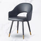 Scandinavian Home Arm Chair Upholstered Open Back Metal Dining Room Chair Clearhalo ' kitchen&dining_furn' 'Dining Chairs' 'Dining Tables & Seating' 'dining_chair' 'furn' 'furn_dining_chair' 'Furniture' 'furniture_dining_chair' 'Kitchen & Dining Furniture' 'kitchen' 4040521
