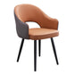 Scandinavian Home Arm Chair Upholstered Open Back Metal Dining Room Chair Gray-Khaki 1 Piece Clearhalo ' kitchen&dining_furn' 'Dining Chairs' 'Dining Tables & Seating' 'dining_chair' 'furn' 'furn_dining_chair' 'Furniture' 'furniture_dining_chair' 'Kitchen & Dining Furniture' 'kitchen' 4040561