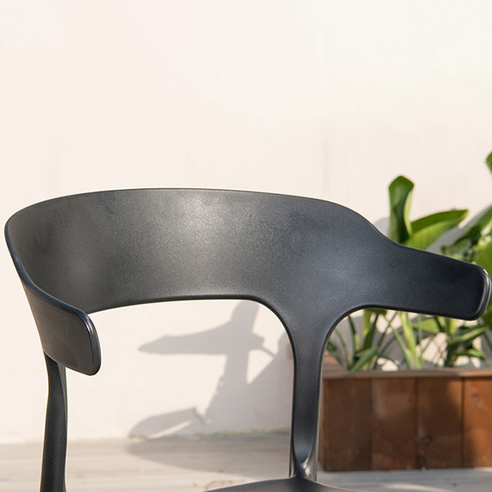 Glam Style Dining Chairs Plastic Dining Armless Side Chair for Kitchen (Set of 4) Clearhalo ' kitchen&dining_furn' 'Dining Chairs' 'Dining Tables & Seating' 'dining_chair' 'furn' 'furn_dining_chair' 'Furniture' 'furniture_dining_chair' 'Kitchen & Dining Furniture' 'kitchen' 4040640