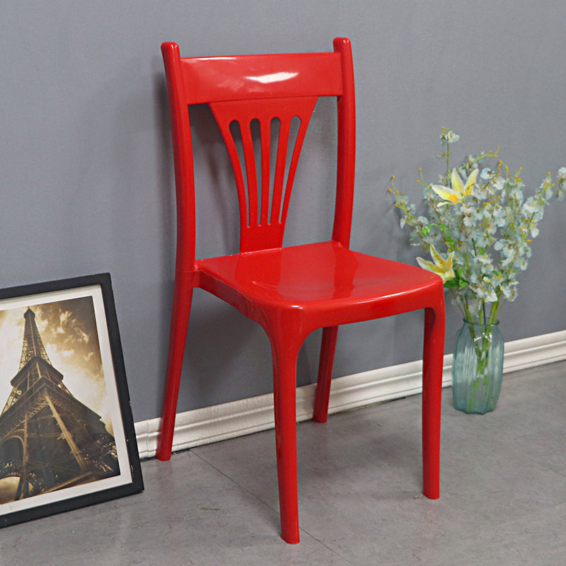 Contemporary Style Dining Chairs Plastic Dining Armless Side Chair for Kitchen Clearhalo ' kitchen&dining_furn' 'Dining Chairs' 'Dining Tables & Seating' 'dining_chair' 'furn' 'furn_dining_chair' 'Furniture' 'furniture_dining_chair' 'Kitchen & Dining Furniture' 'kitchen' 4040649