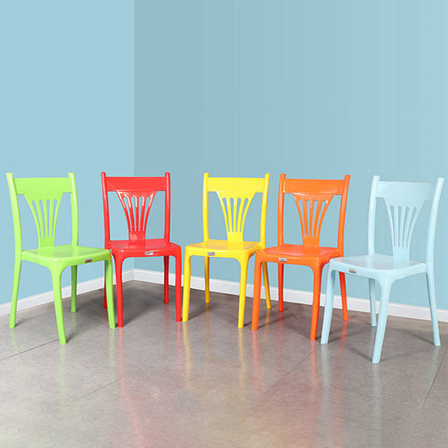Contemporary Style Dining Chairs Plastic Dining Armless Side Chair for Kitchen Clearhalo ' kitchen&dining_furn' 'Dining Chairs' 'Dining Tables & Seating' 'dining_chair' 'furn' 'furn_dining_chair' 'Furniture' 'furniture_dining_chair' 'Kitchen & Dining Furniture' 'kitchen' 4040663