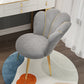 Scandinavian Velvet Armless Dining Chair Solid Back Single Dining Chair Dark Gray Clearhalo ' kitchen&dining_furn' 'Dining Chairs' 'Dining Tables & Seating' 'dining_chair' 'furn' 'furn_dining_chair' 'Furniture' 'furniture_dining_chair' 'Kitchen & Dining Furniture' 'kitchen' 4040684