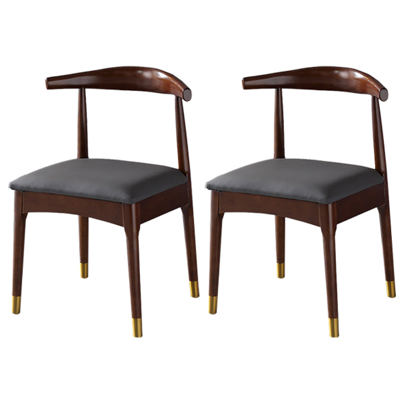 Scandinavian Indoor Side Chair Open Back Upholstered Wood Dining Room Chair Grey 2 Piece Set Clearhalo ' kitchen&dining_furn' 'Dining Chairs' 'Dining Tables & Seating' 'dining_chair' 'furn' 'furn_dining_chair' 'Furniture' 'furniture_dining_chair' 'Kitchen & Dining Furniture' 'kitchen' 4040702