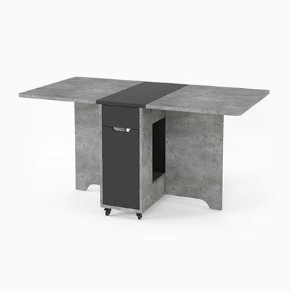 Midcentury Style Furniture Solid Wood Dining Table for Dining Room Home Gray Without Chairs Clearhalo ' dining_table' 'Dining Tables & Seating' 'Dining Tables' 'furn' 'furn_dining_table' 'Furniture' 'furniture_dining_table' 'Kitchen & Dining Furniture' 'kitchen&dining_furn' 'kitchen' 'kitchen_dining_table' 4050678