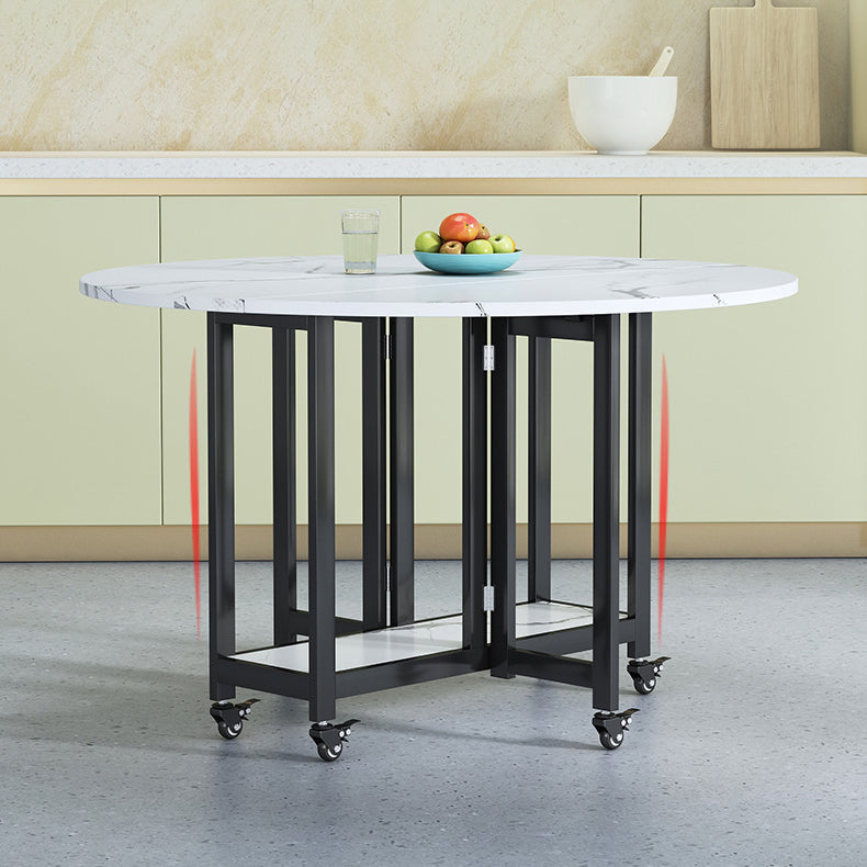 Midcentury Style Round Furniture Solid Wood Dining Table for Dining Room Clearhalo ' dining_table' 'Dining Tables & Seating' 'Dining Tables' 'furn' 'furn_dining_table' 'Furniture' 'furniture_dining_table' 'Kitchen & Dining Furniture' 'kitchen&dining_furn' 'kitchen' 'kitchen_dining_table' 4050699