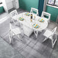 Contemporary Style Dining Site Table Drop-Leaf Dining Table for Dining Room Clearhalo ' dining_table' 'Dining Tables & Seating' 'Dining Tables' 'furn' 'furn_dining_table' 'Furniture' 'furniture_dining_table' 'Kitchen & Dining Furniture' 'kitchen&dining_furn' 'kitchen' 'kitchen_dining_table' 4050746