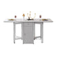 Contemporary Style Dining Site Table Drop-Leaf Dining Table for Dining Room Clearhalo ' dining_table' 'Dining Tables & Seating' 'Dining Tables' 'furn' 'furn_dining_table' 'Furniture' 'furniture_dining_table' 'Kitchen & Dining Furniture' 'kitchen&dining_furn' 'kitchen' 'kitchen_dining_table' 4050753