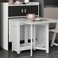 Contemporary Style Dining Site Table Drop-Leaf Dining Table for Dining Room Clearhalo ' dining_table' 'Dining Tables & Seating' 'Dining Tables' 'furn' 'furn_dining_table' 'Furniture' 'furniture_dining_table' 'Kitchen & Dining Furniture' 'kitchen&dining_furn' 'kitchen' 'kitchen_dining_table' 4050754