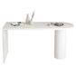 Free Form Solid Wood Four-Color Dining Table Simplicity Double Pedestal Table for Dining Room White Without Chairs Clearhalo ' dining_table' 'Dining Tables & Seating' 'Dining Tables' 'furn' 'furn_dining_table' 'Furniture' 'furniture_dining_table' 'Kitchen & Dining Furniture' 'kitchen&dining_furn' 'kitchen' 'kitchen_dining_table' 4050768