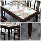 Rectangle Shape Dining Table Sintered Stone Table Mid-Century with 4 Legs Clearhalo ' dining_table' 'Dining Tables & Seating' 'Dining Tables' 'furn' 'furn_dining_table' 'Furniture' 'furniture_dining_table' 'Kitchen & Dining Furniture' 'kitchen&dining_furn' 'kitchen' 'kitchen_dining_table' 4050781