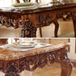 Rectangle Shape Wood Color Dining Table Fixed Table Victorian Style with 4 Legs Clearhalo ' dining_table' 'Dining Tables & Seating' 'Dining Tables' 'furn' 'furn_dining_table' 'Furniture' 'furniture_dining_table' 'Kitchen & Dining Furniture' 'kitchen&dining_furn' 'kitchen' 'kitchen_dining_table' 4050817