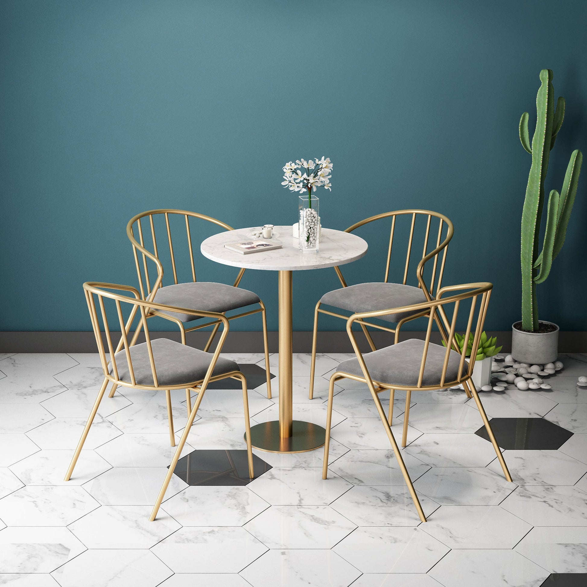 Traditional Luxury Home Furniture Stone Dining Table for Dining Room Home Clearhalo ' dining_table' 'Dining Tables & Seating' 'Dining Tables' 'furn' 'furn_dining_table' 'Furniture' 'furniture_dining_table' 'Kitchen & Dining Furniture' 'kitchen&dining_furn' 'kitchen' 'kitchen_dining_table' 4050823