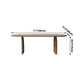 Modern Oval Shape Solid Wood Dining Table Kitchen Standard Dining Table with Double Pedestal Bases Clearhalo ' dining_table' 'Dining Tables & Seating' 'Dining Tables' 'furn' 'furn_dining_table' 'Furniture' 'furniture_dining_table' 'Kitchen & Dining Furniture' 'kitchen&dining_furn' 'kitchen' 'kitchen_dining_table' 4050885