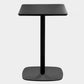 Metal Industrial Square Dining Table Solid Wood Top Table with Pedestal Base Black Without Chairs Clearhalo ' dining_table' 'Dining Tables & Seating' 'Dining Tables' 'furn' 'furn_dining_table' 'Furniture' 'furniture_dining_table' 'Kitchen & Dining Furniture' 'kitchen&dining_furn' 'kitchen' 'kitchen_dining_table' 4050899