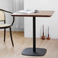 Metal Industrial Square Dining Table Solid Wood Top Table with Pedestal Base Clearhalo ' dining_table' 'Dining Tables & Seating' 'Dining Tables' 'furn' 'furn_dining_table' 'Furniture' 'furniture_dining_table' 'Kitchen & Dining Furniture' 'kitchen&dining_furn' 'kitchen' 'kitchen_dining_table' 4050902