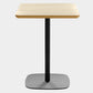 Metal Industrial Square Dining Table Solid Wood Top Table with Pedestal Base Wood Without Chairs Clearhalo ' dining_table' 'Dining Tables & Seating' 'Dining Tables' 'furn' 'furn_dining_table' 'Furniture' 'furniture_dining_table' 'Kitchen & Dining Furniture' 'kitchen&dining_furn' 'kitchen' 'kitchen_dining_table' 4050903